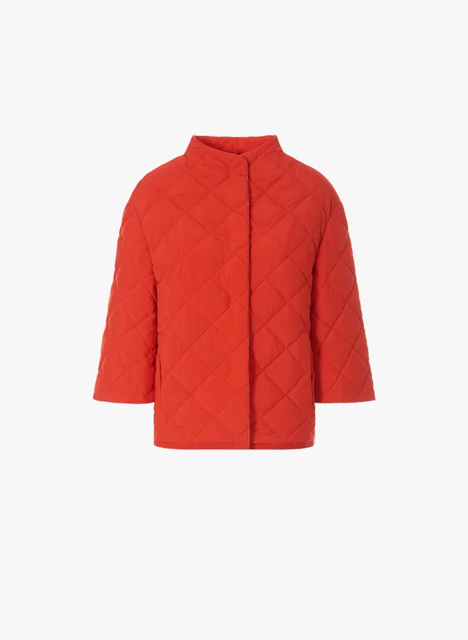 Cinzia Rocca Padded Coral Colour Kimono Style Jacket