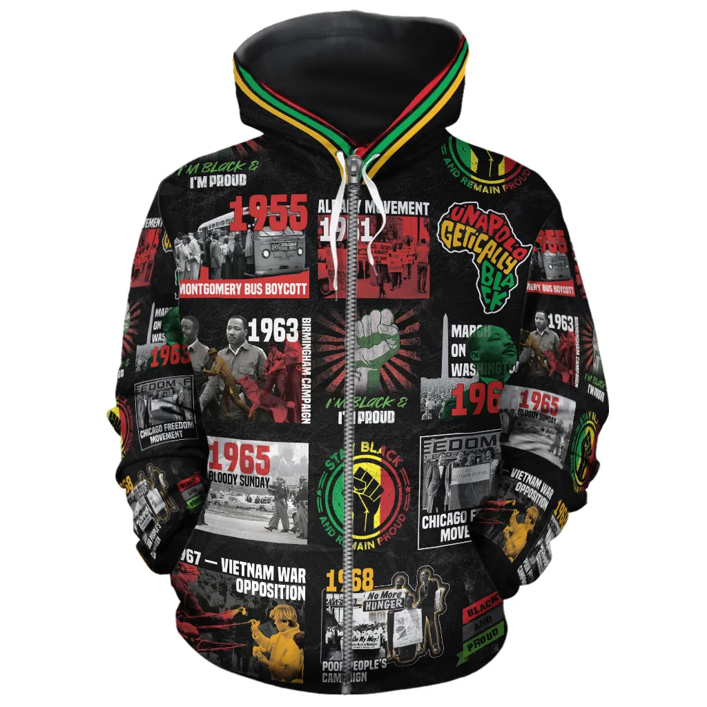 Civil Rights Movement Poster Art All-over Hoodie