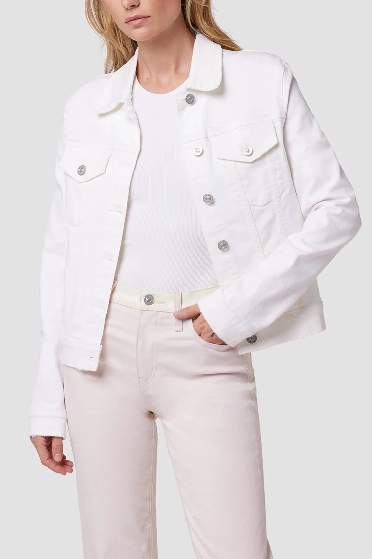 Classic Trucker Jacket - White