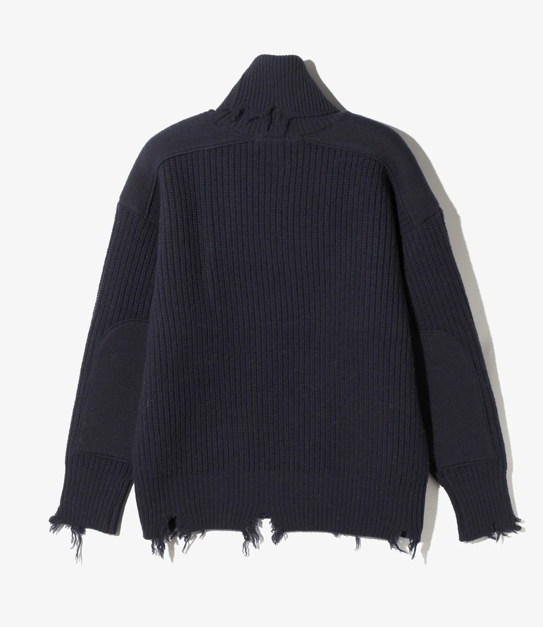 Commando Turtleneck Sweater – Navy