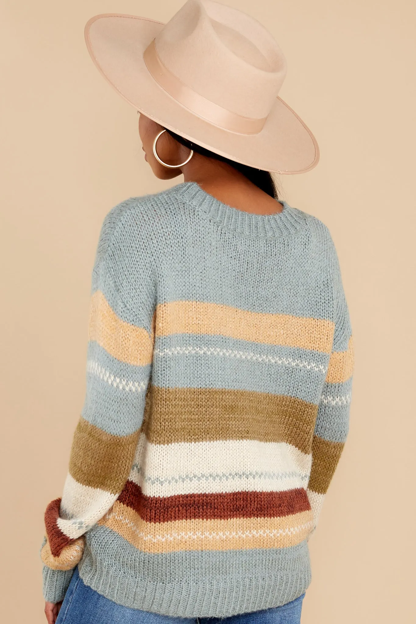 Constant Change Grey Colorblock Sweater