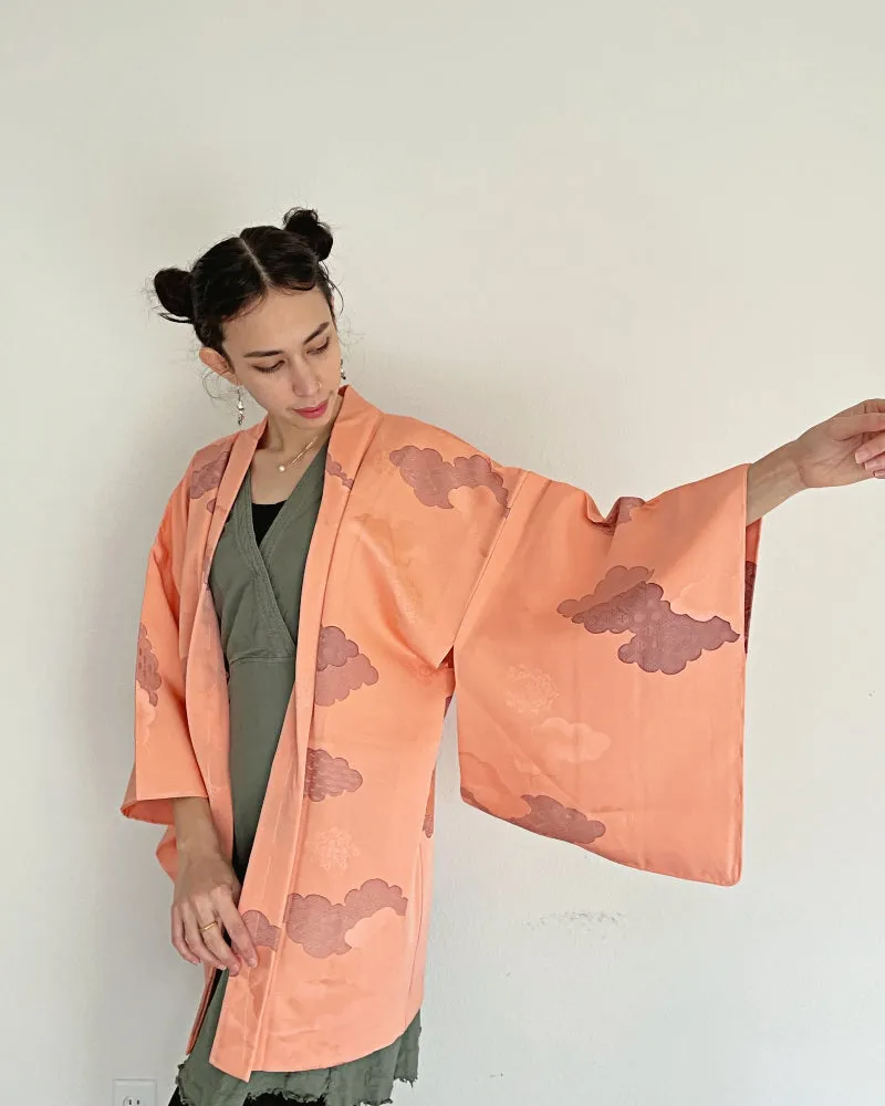 Coral Cloud Haori Kimono Jacket