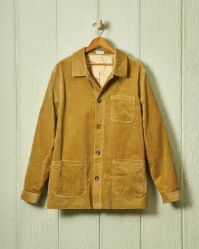 Corduroy French Workman’s Jacket in Wheat