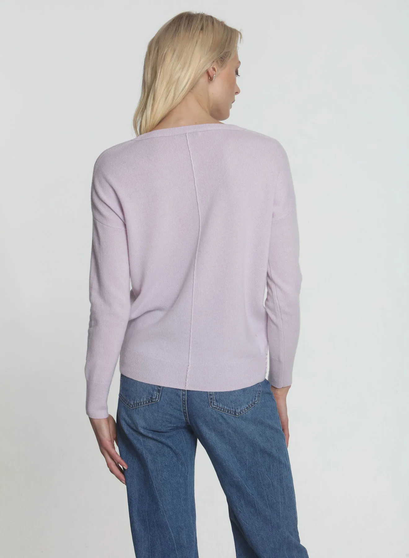 CORE Cashmere BF Vee - Rose