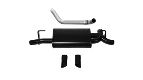 Corsa Performance 21013BLK Jeep JL Axle Back Exhaust 2.5 Inch Dual Rear Exit W/Turn Down Outlets 18 Wrangler JL Sport Black db By Corsa