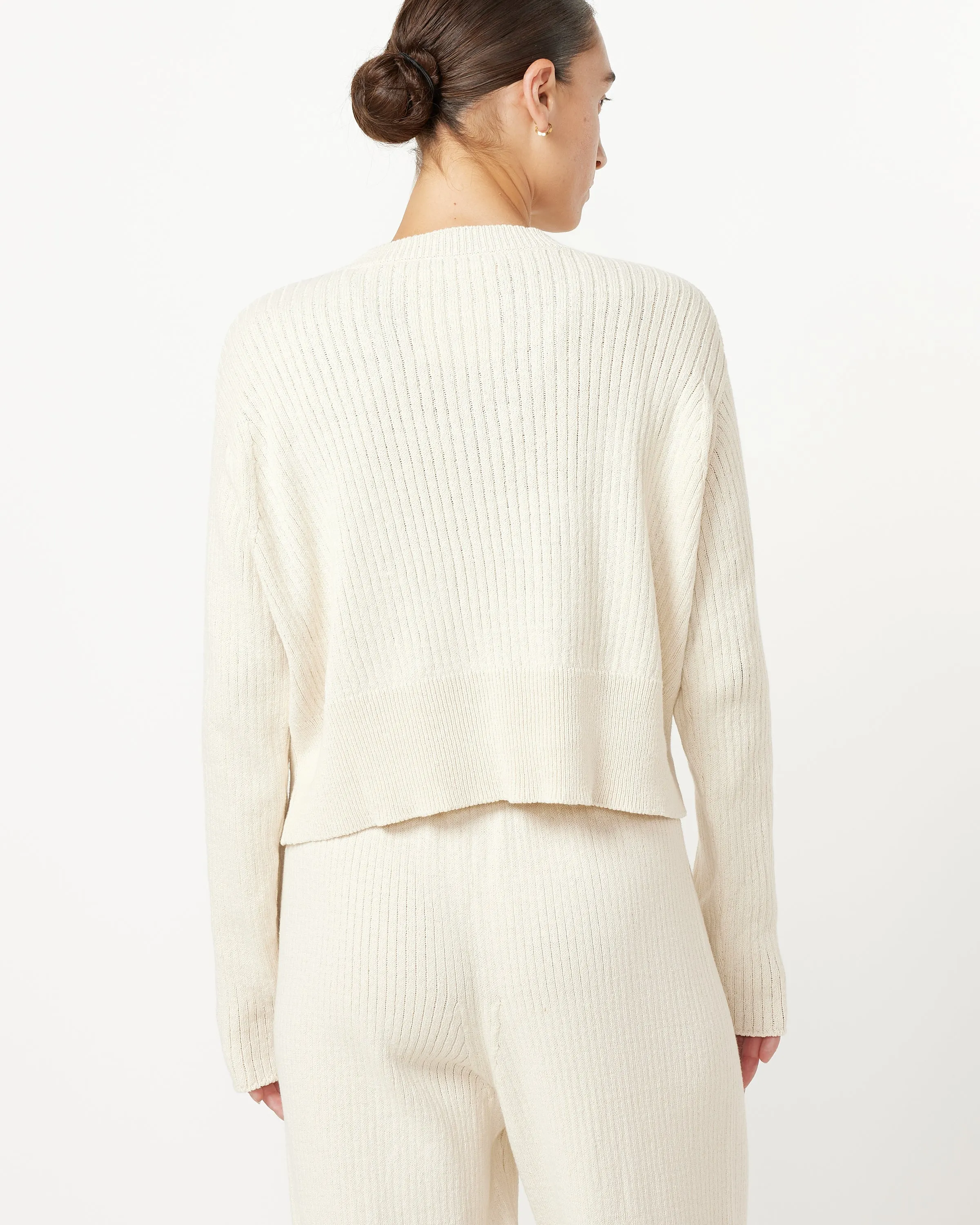 Cotton Sweater in Natural