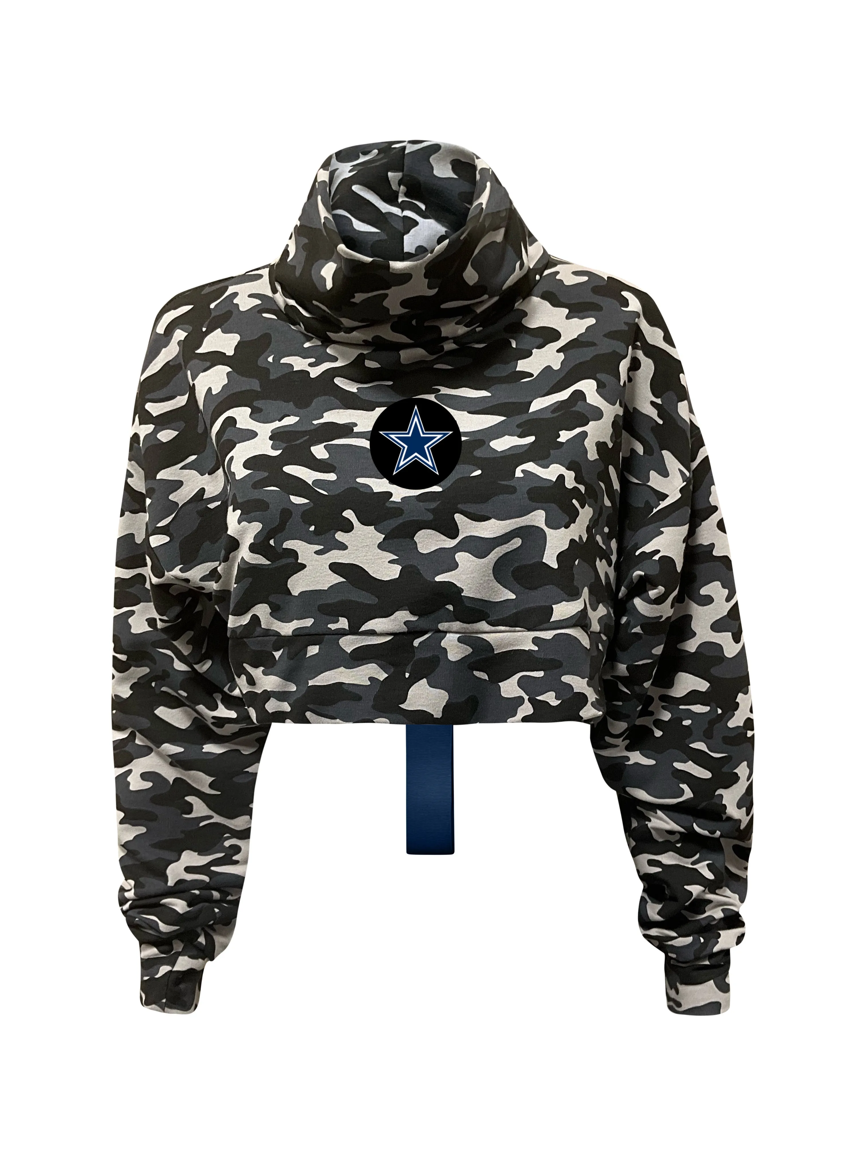 Dallas Cowboys Crop Camo Sweatshirt