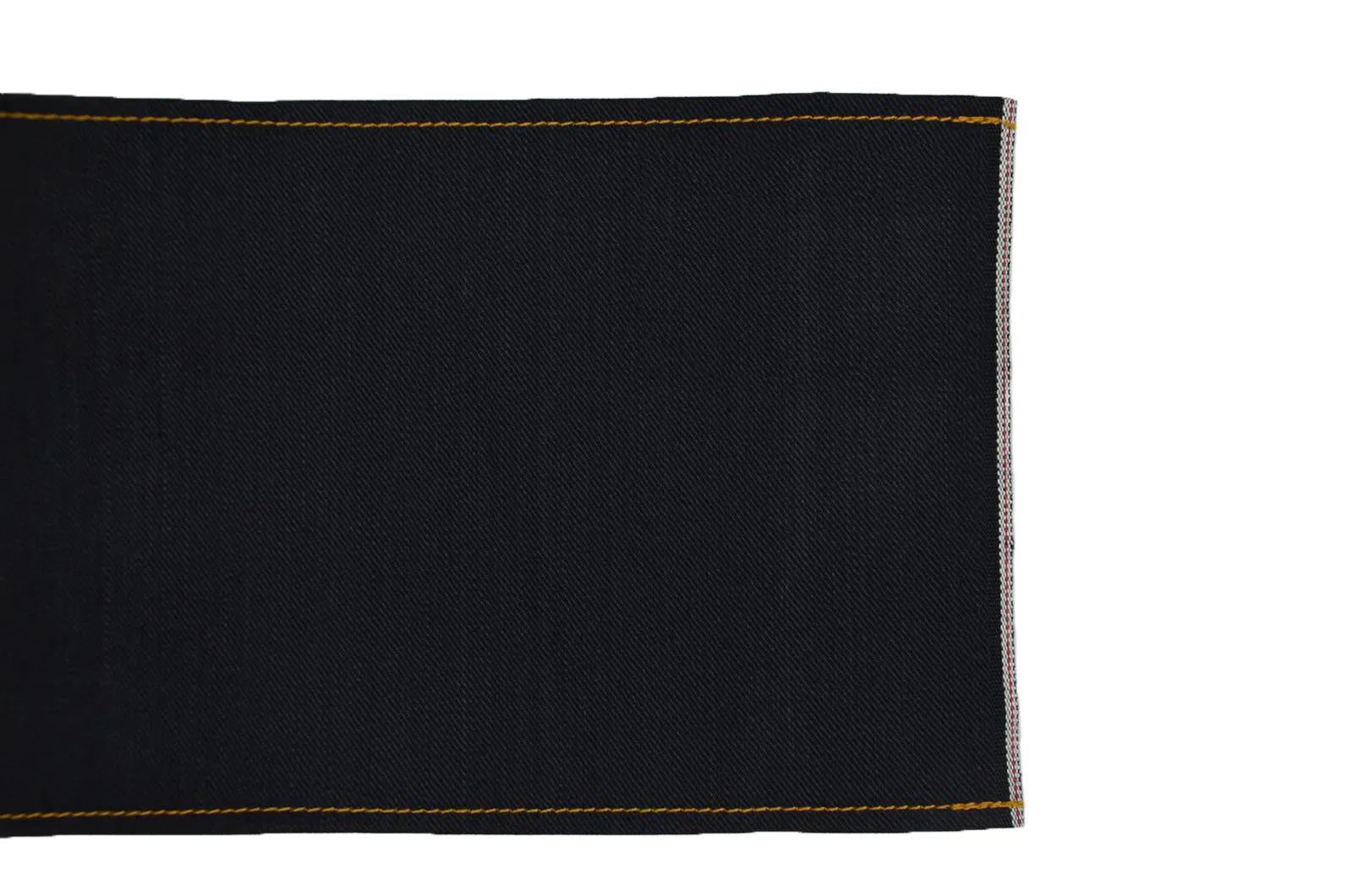 DOUBLE BLACK STRETCH SELVEDGE DENIM*