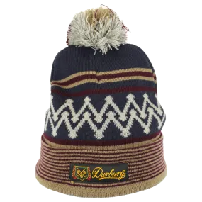 DURBURG Burgundy/Brown Beanie