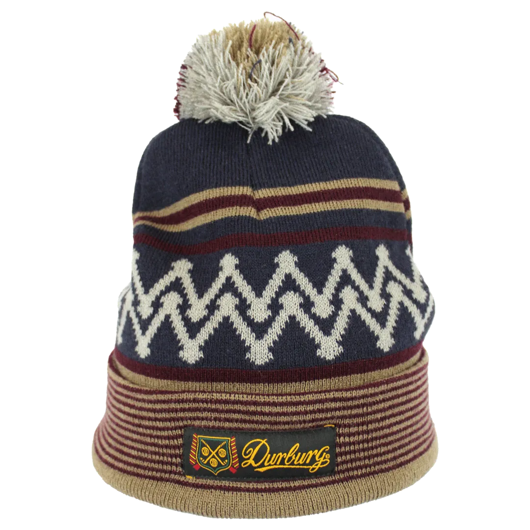 DURBURG Burgundy/Brown Beanie