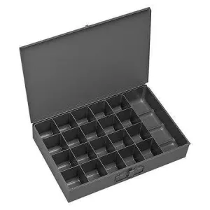 Durham 21-Compartment Metal Extra Drawer Storage Case - Large