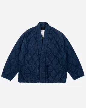 Edo Jacket Quilted Denim Indigo