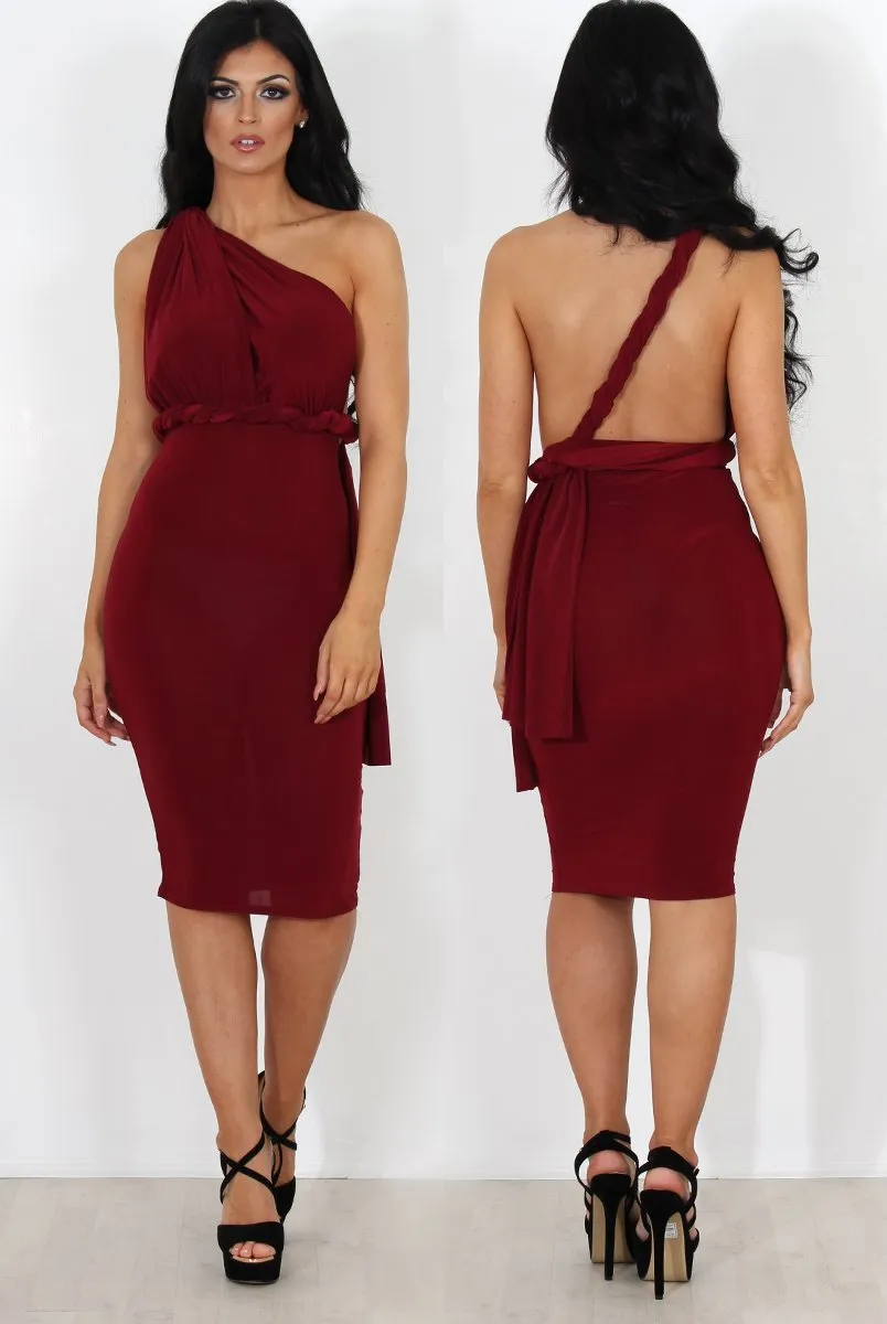 Emma Wine Multiway Dress