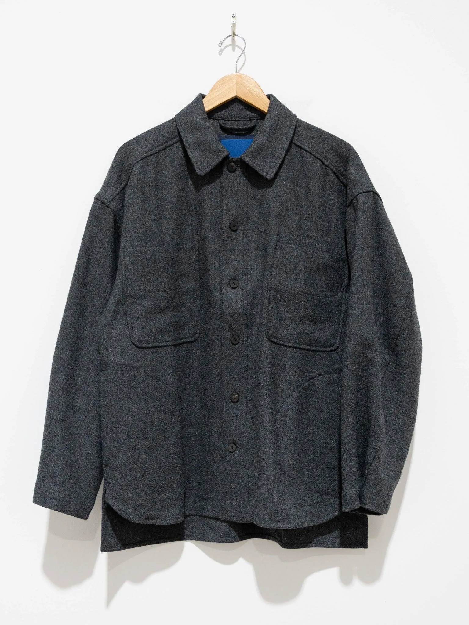 English Wool Shirting Jacket - Gray