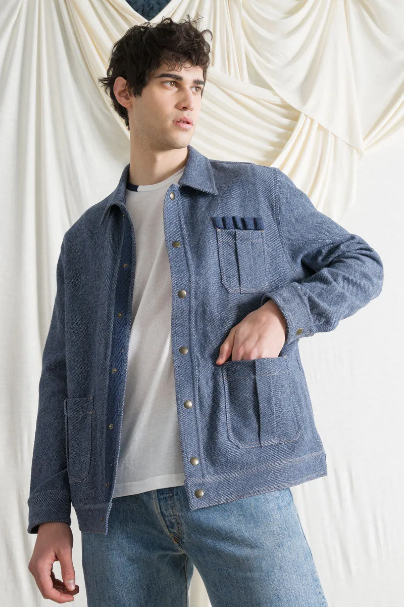 Ernesto Recycled Workwear Denim Jacket