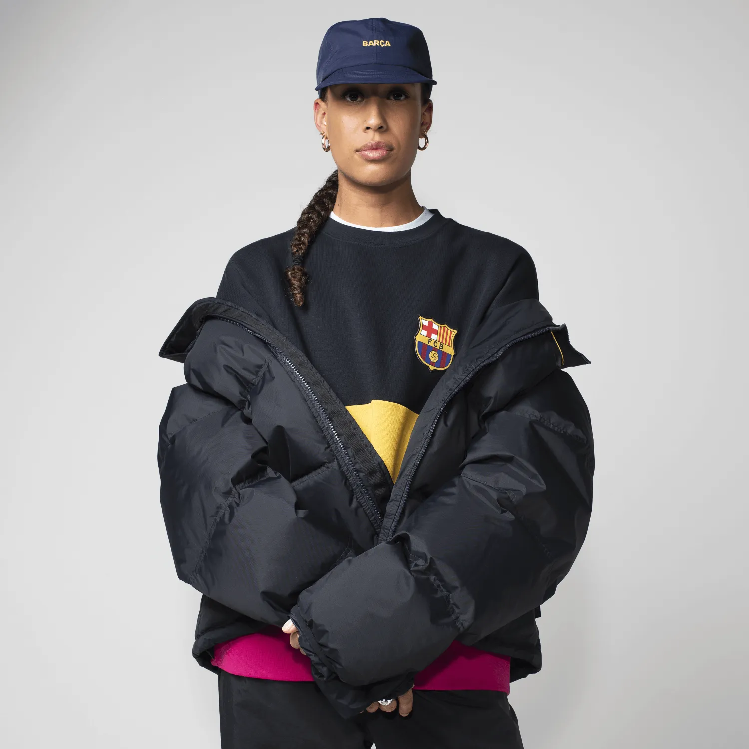 FC Barcelona Short Puffer Jacket