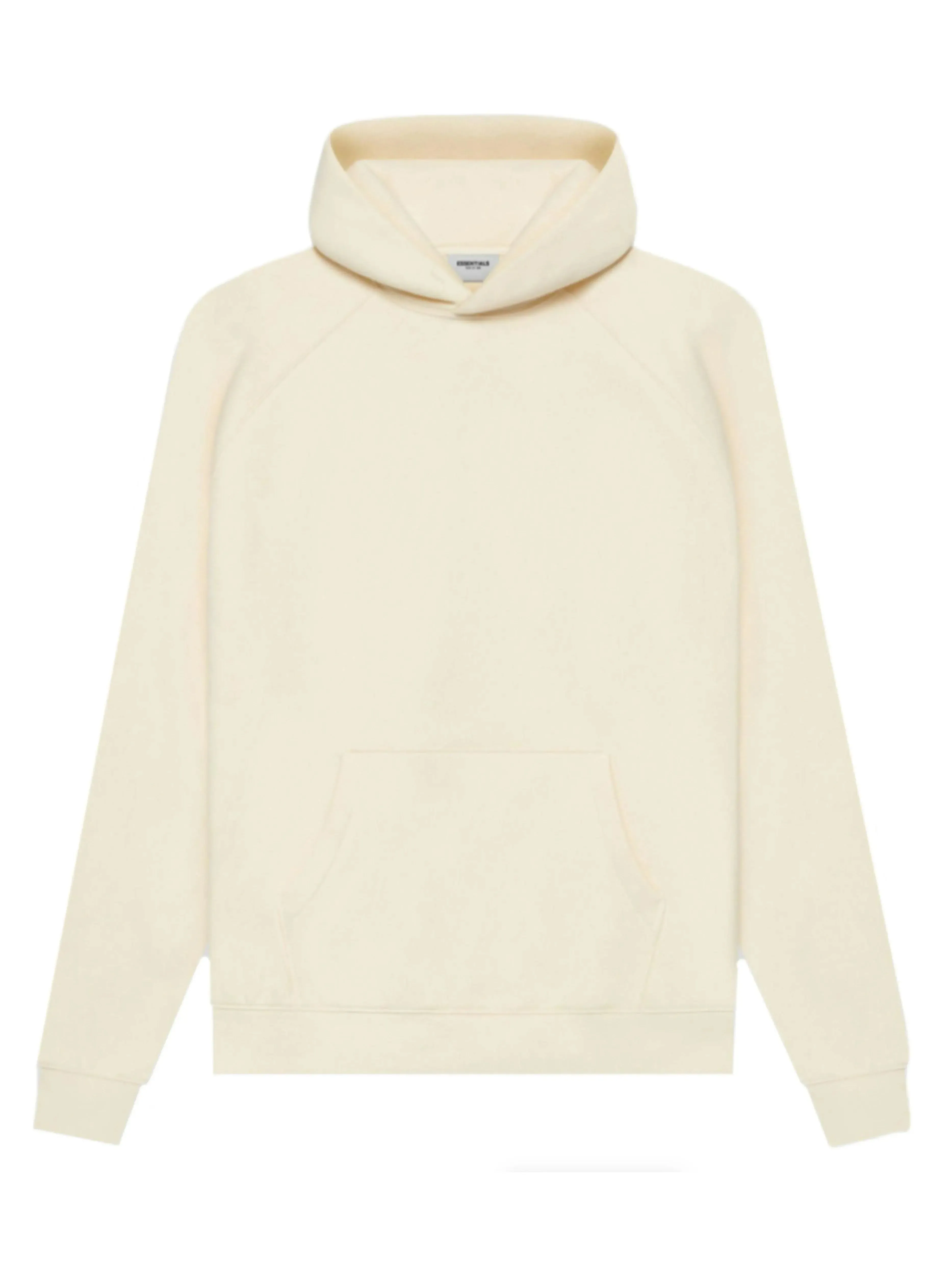 Fear Of God Essentials Back Logo Pullover Hoodie Cream/Buttercream [SS21]