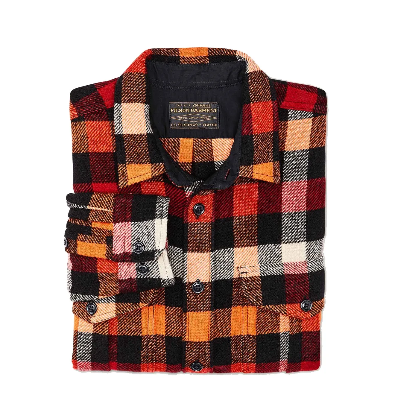 Filson Northwest Wool Shirt Adrenaline Red / Flame