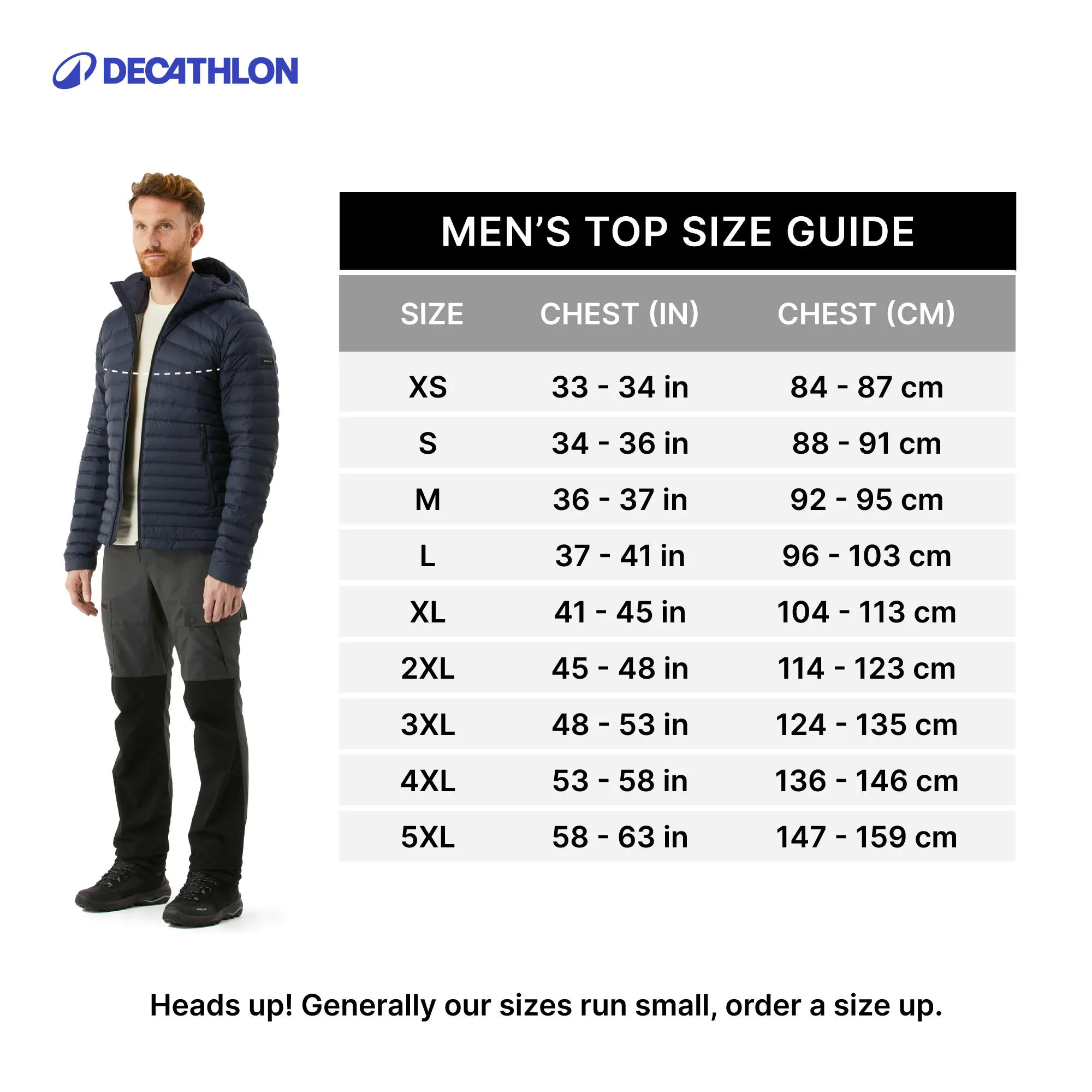 Forclaz Men's MT100 Hooded Down Puffer Jacket