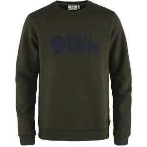 FR Fjällräven Logo Sweater Men Deep Forest