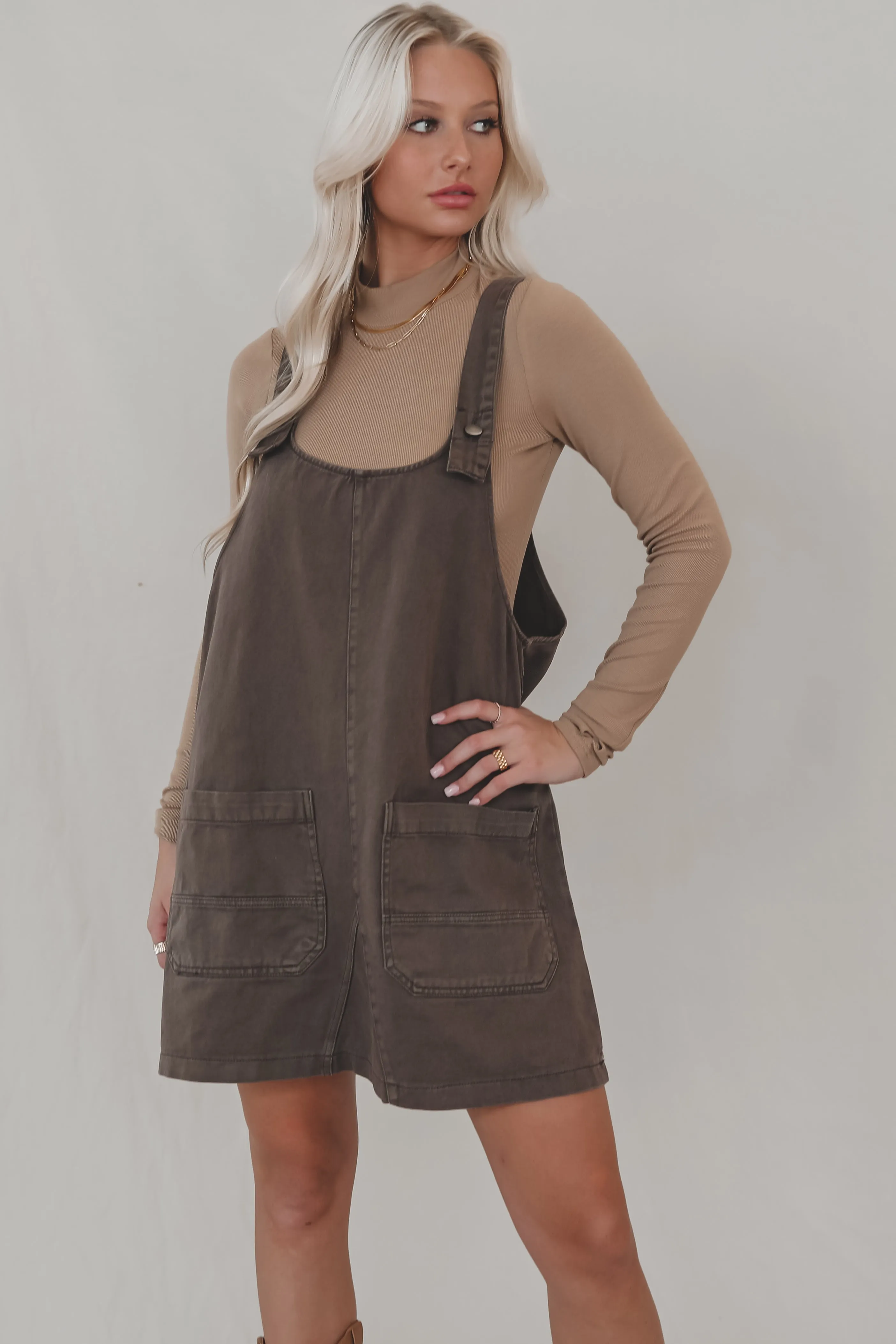 Free As The Wind Overall Mini Dress