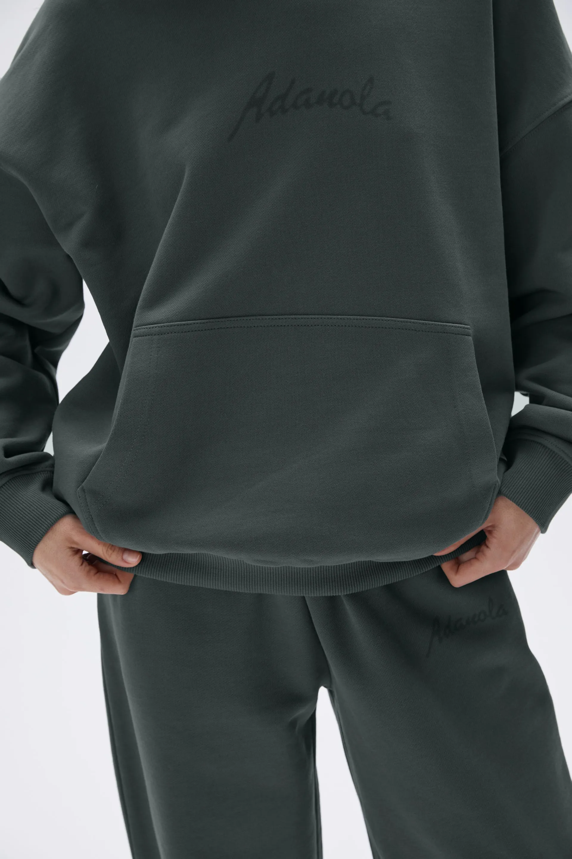 Freehand Oversized Hoodie - Mineral Green