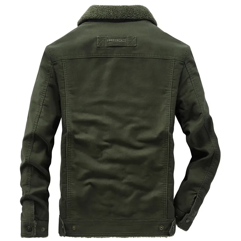 Funki Buys | Jackets | Men's Military Warm Winter Fleece Jacket