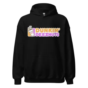 Funny Logo Hoodie Dunkin Deeznuts Blended Cotton Unisex Pullover