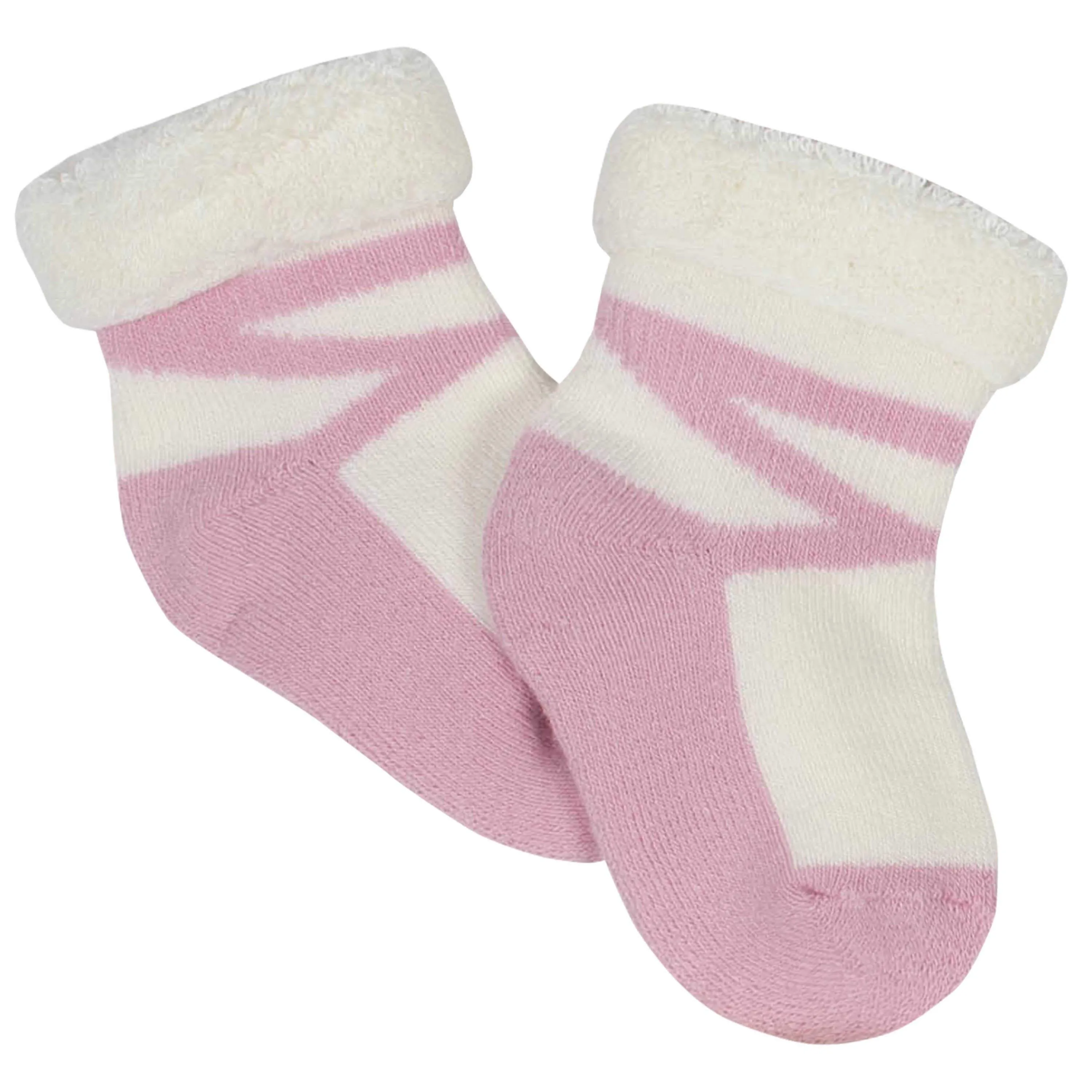 Gerber® 6-Pack Baby Girls Princess Wiggle-Proof® Terry Bootie Socks