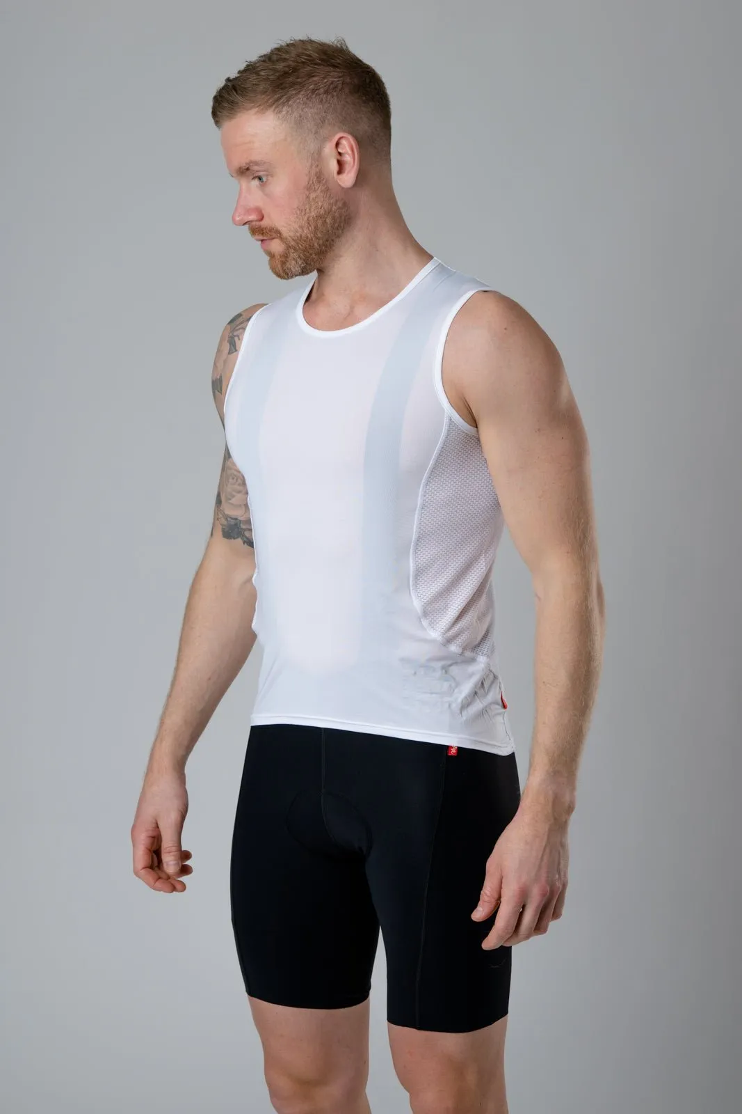 Getlav Men's White Base Layer