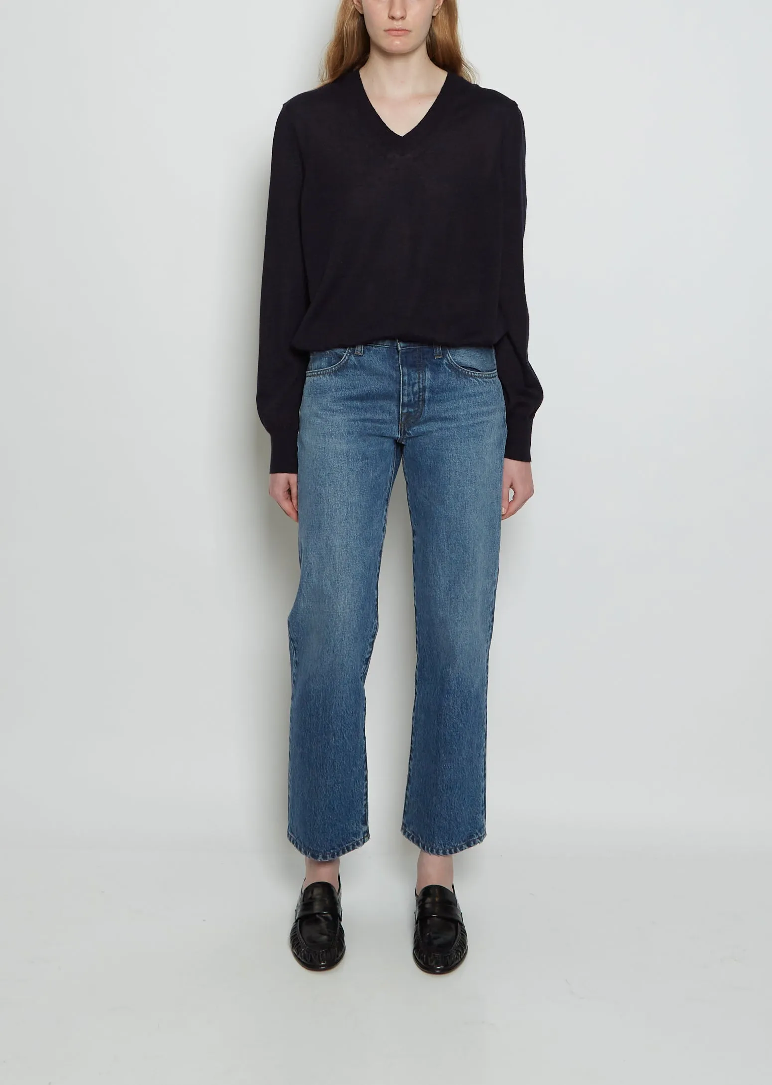 Goldin Low-Rise Cotton Jeans