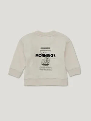 GOOD MORNINGS Baby Sweater