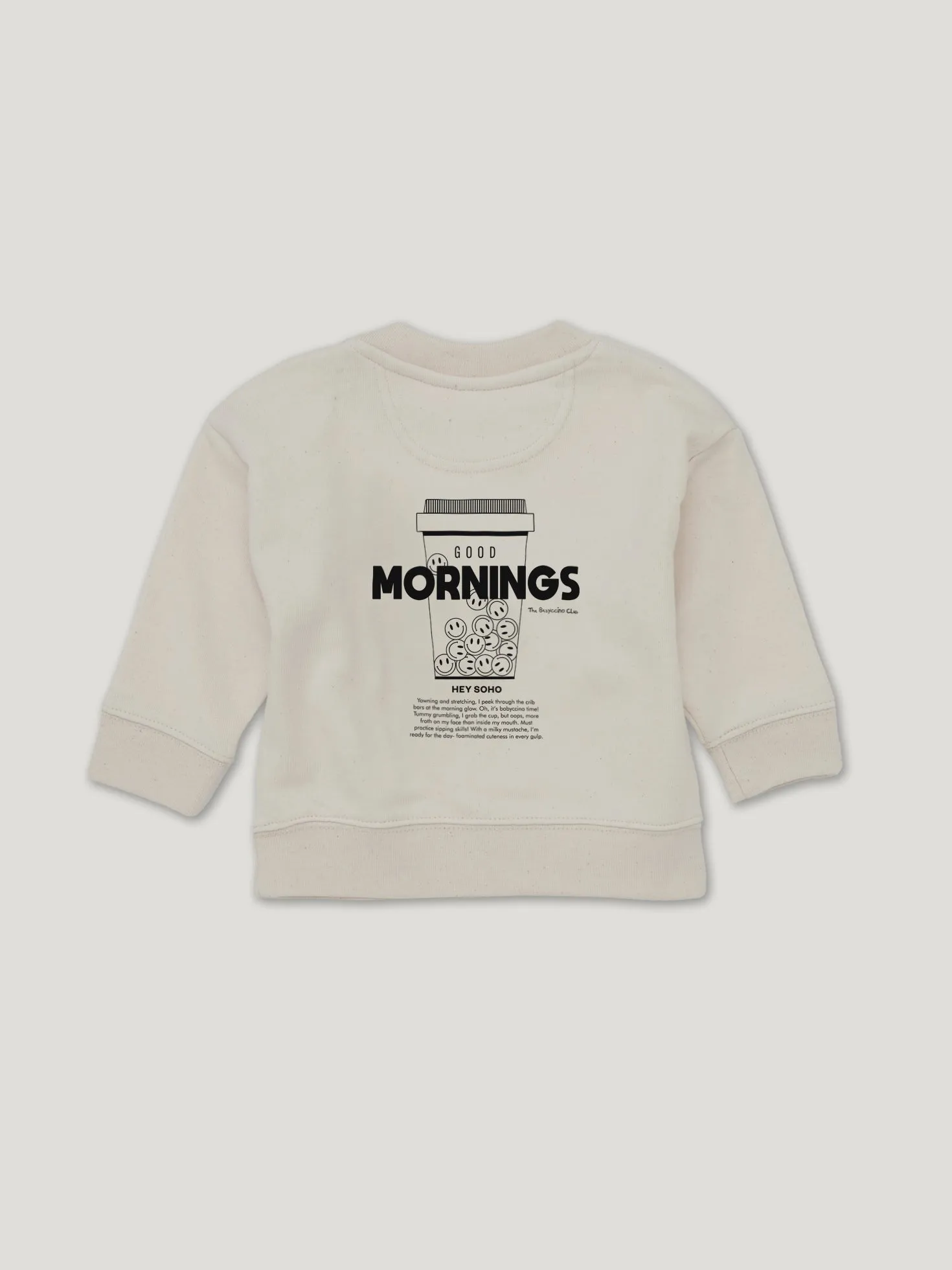 GOOD MORNINGS Baby Sweater