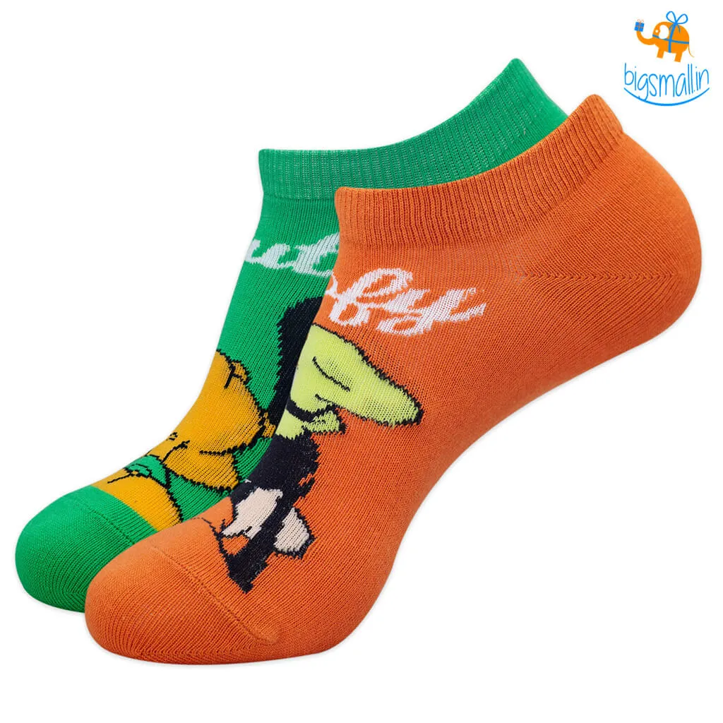 Goofy and Pluto Colourful Socks -  Pack of 2