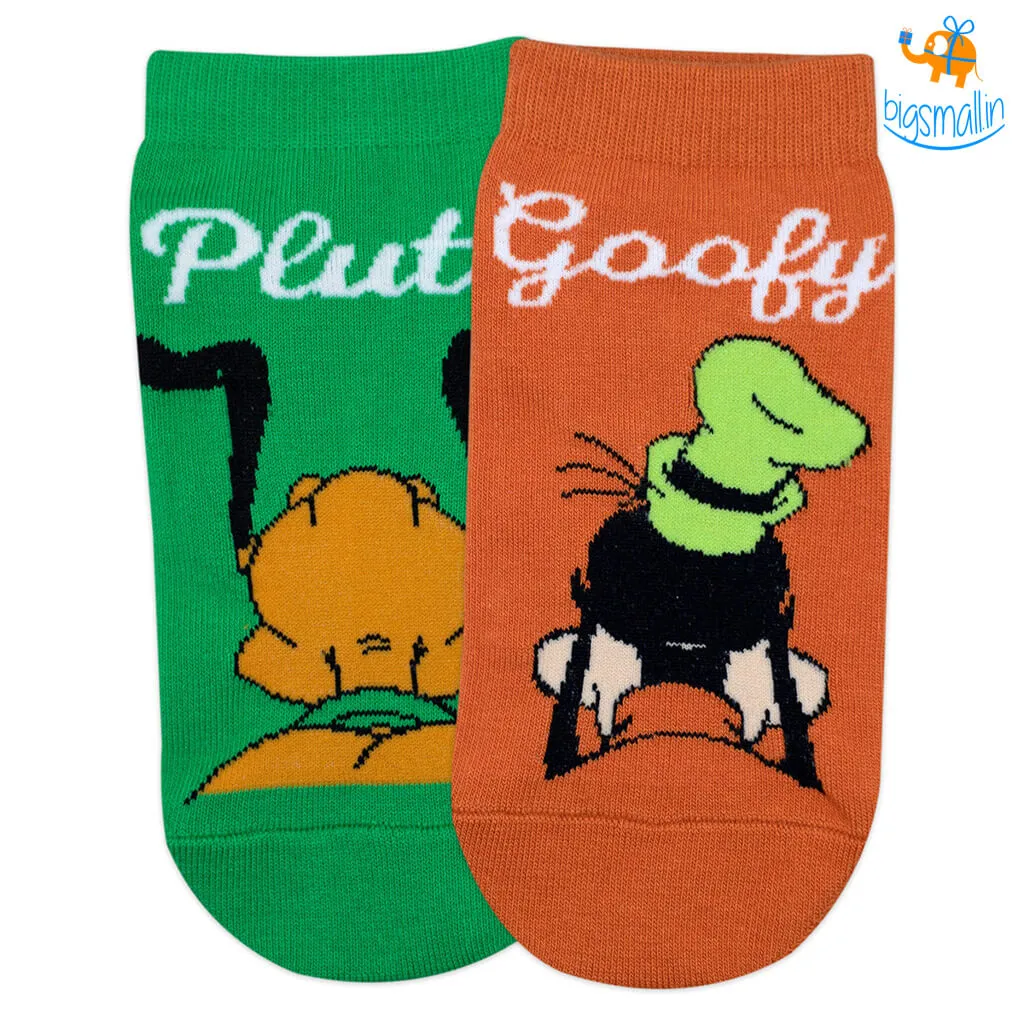 Goofy and Pluto Colourful Socks -  Pack of 2