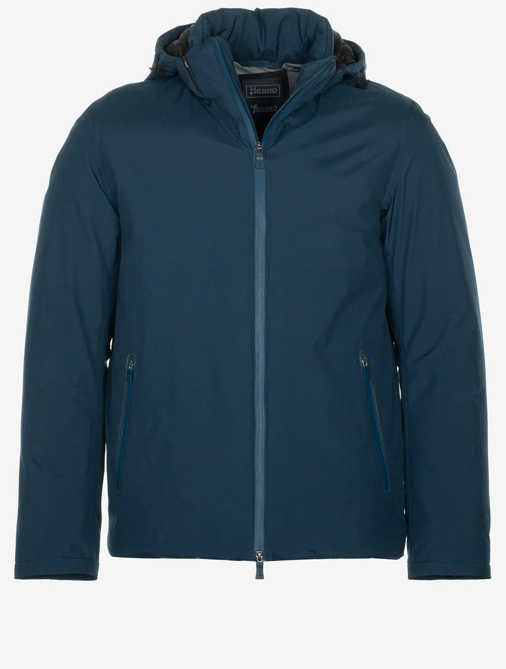 Gortex Laminar Down Feather Coat Blue