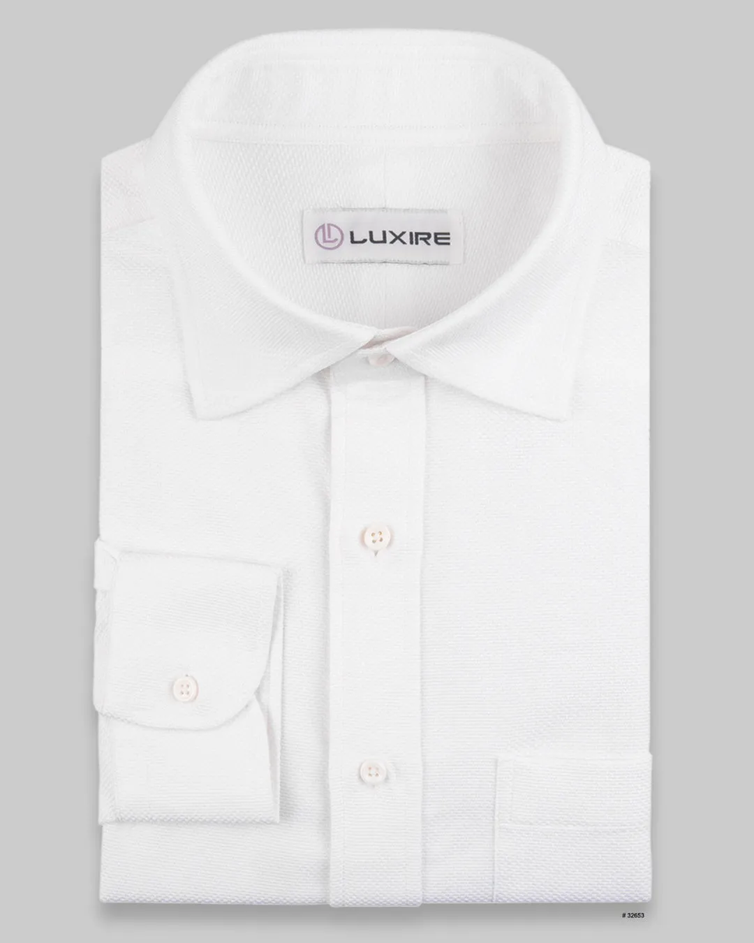 Grandi and Rubinelli Matt White Lustrous Shirt