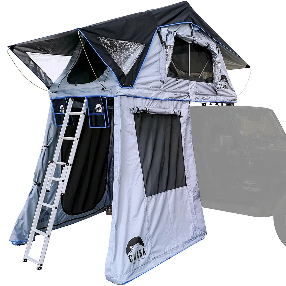 Guana Equipment Nosara 55" Person Roof Top Tent Setup - 3 Person