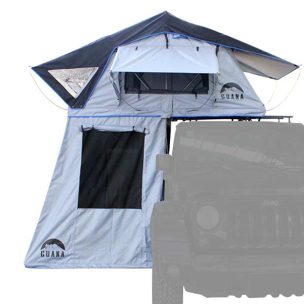 Guana Equipment Nosara 55" Person Roof Top Tent Setup - 3 Person