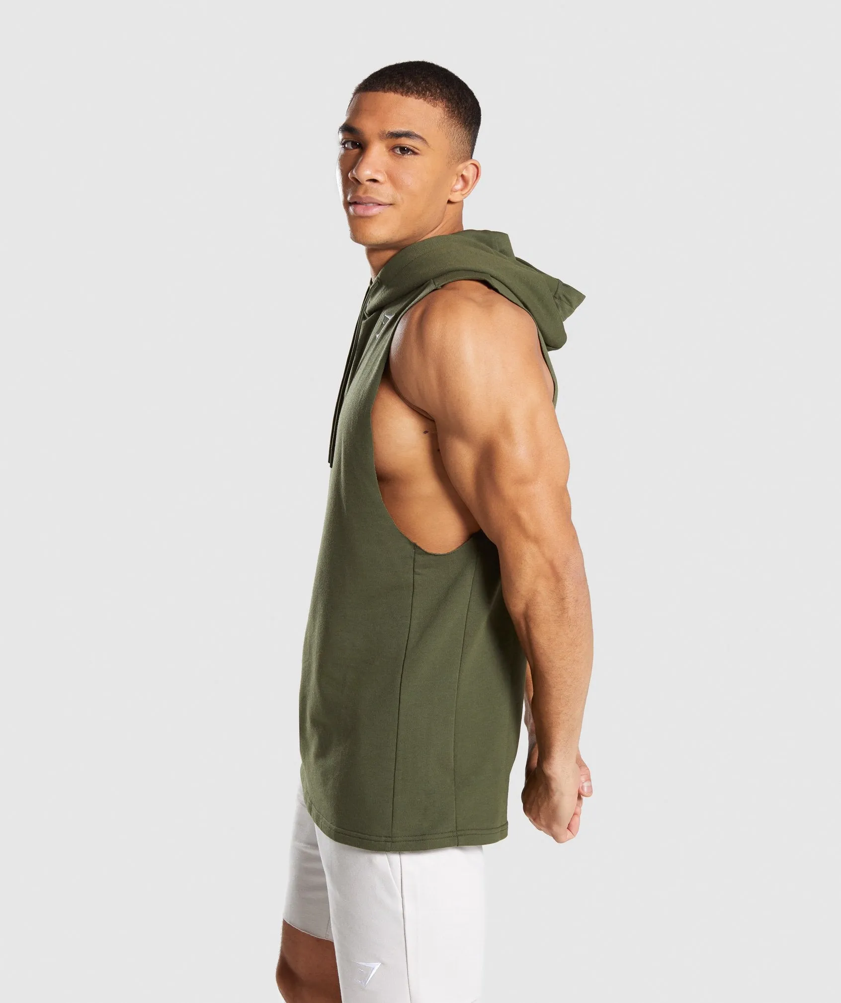 Gymshark Critical Drop Armhole Hoodie - Green