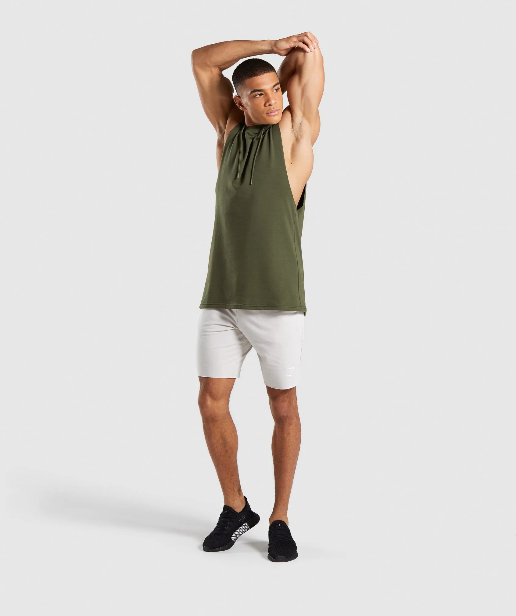 Gymshark Critical Drop Armhole Hoodie - Green