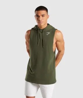 Gymshark Critical Drop Armhole Hoodie - Green