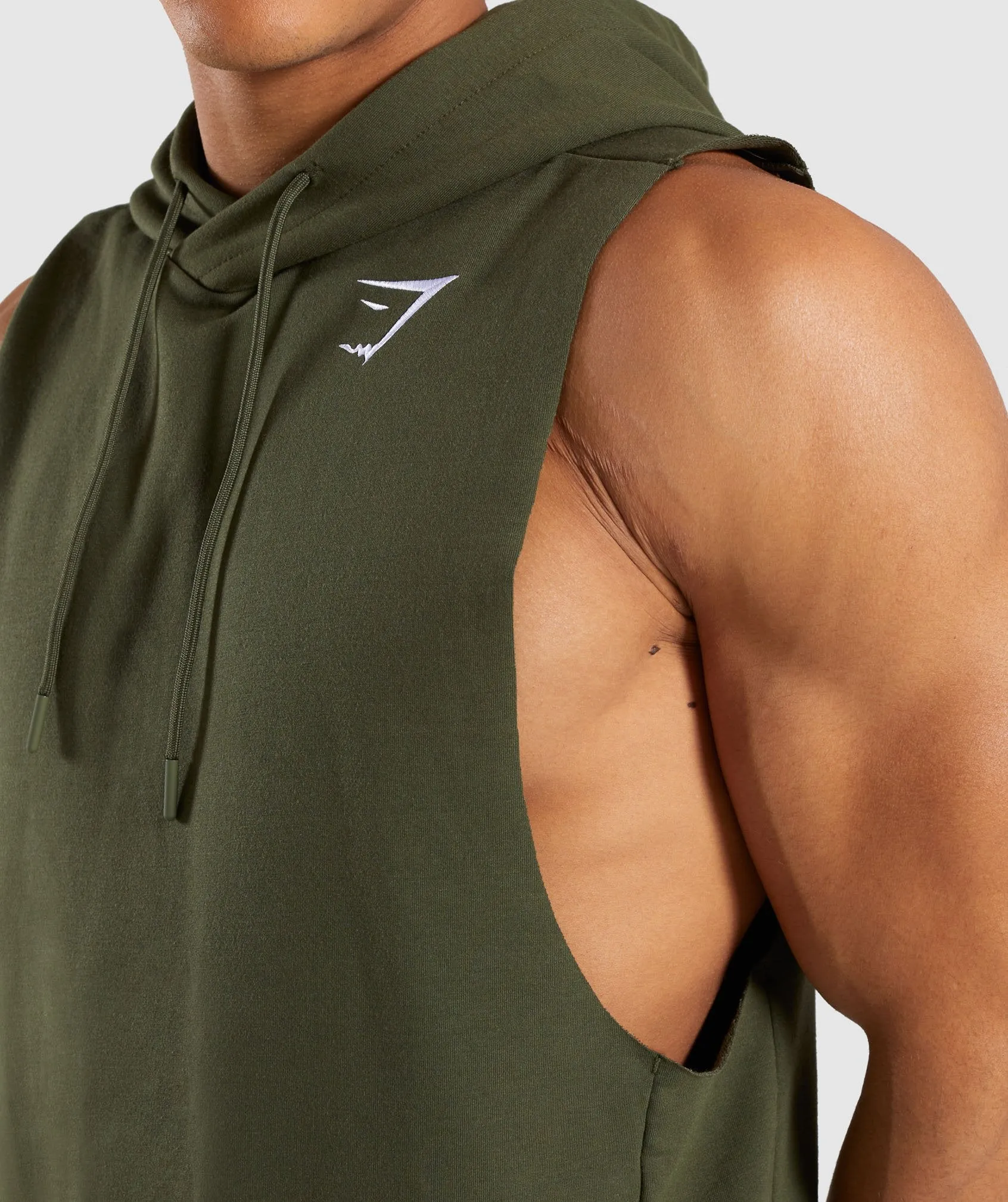 Gymshark Critical Drop Armhole Hoodie - Green