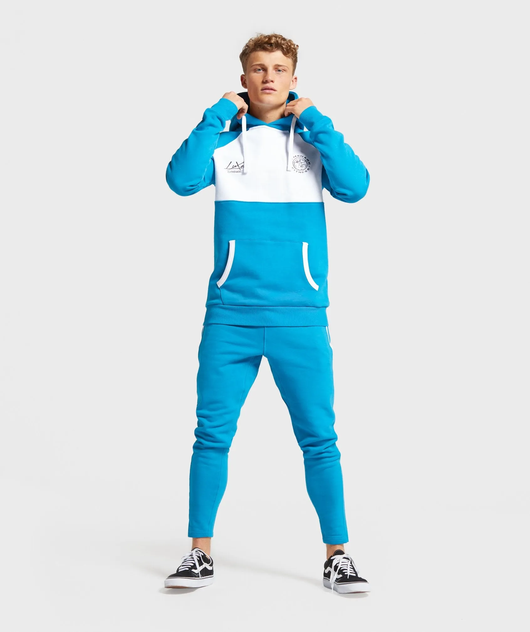 Gymshark Luxe Legacy Hoodie - Light Blue