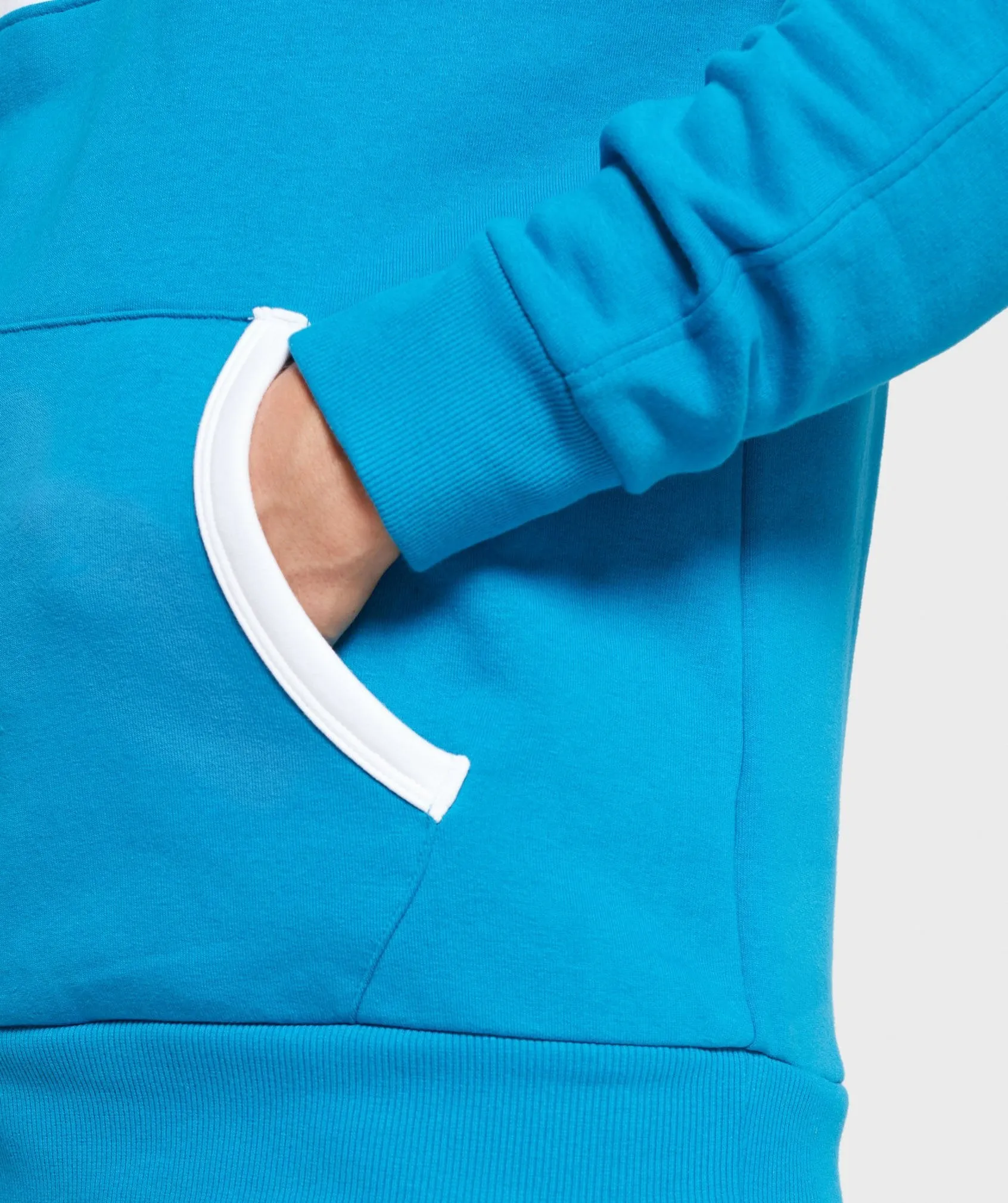 Gymshark Luxe Legacy Hoodie - Light Blue