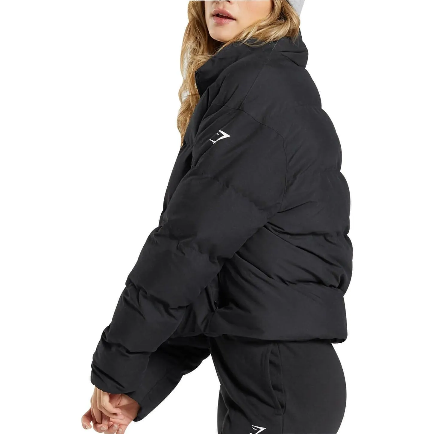 Gymshark Womens Puffer Jacket - Black