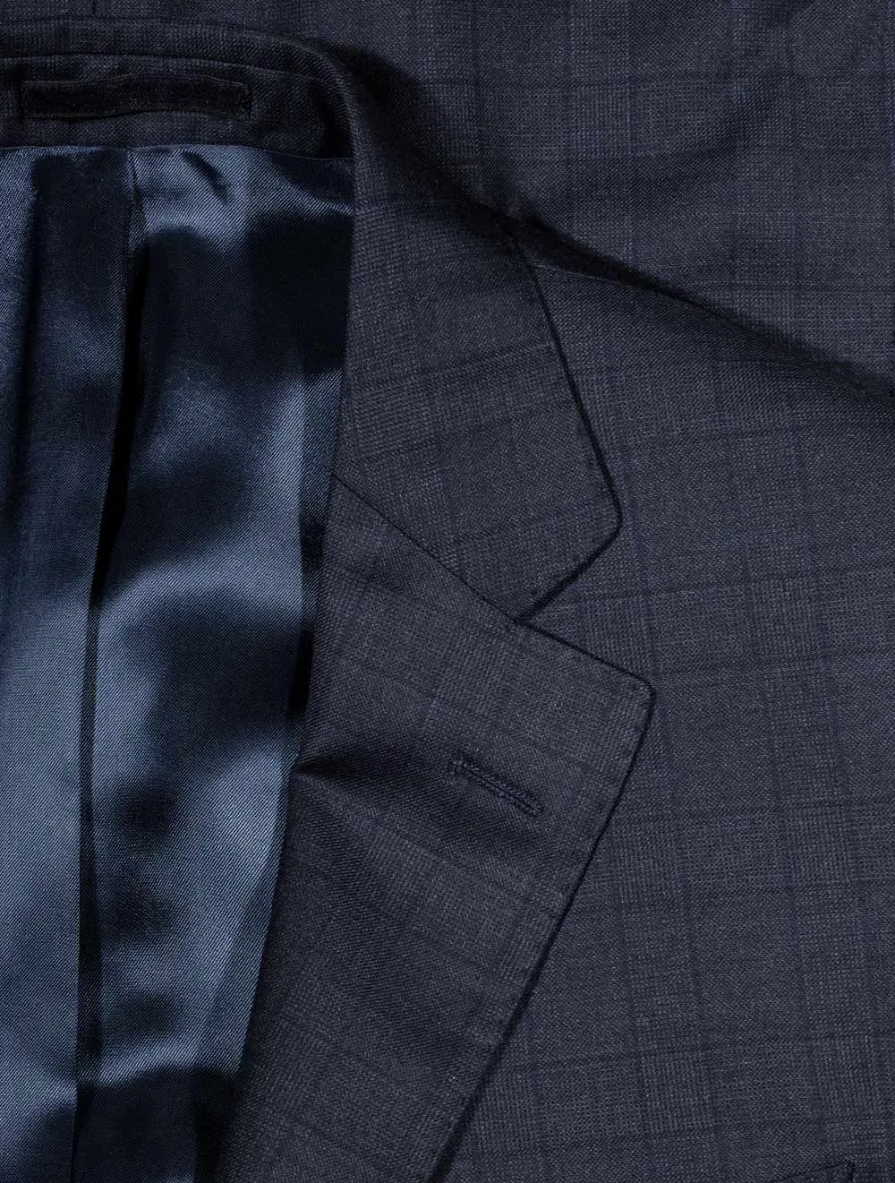 Heritage Collection Check Grey Suit Blue