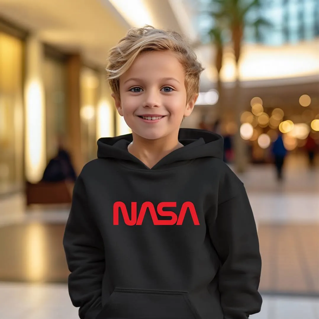 Hoodie Kinder - NASA Worm Logo