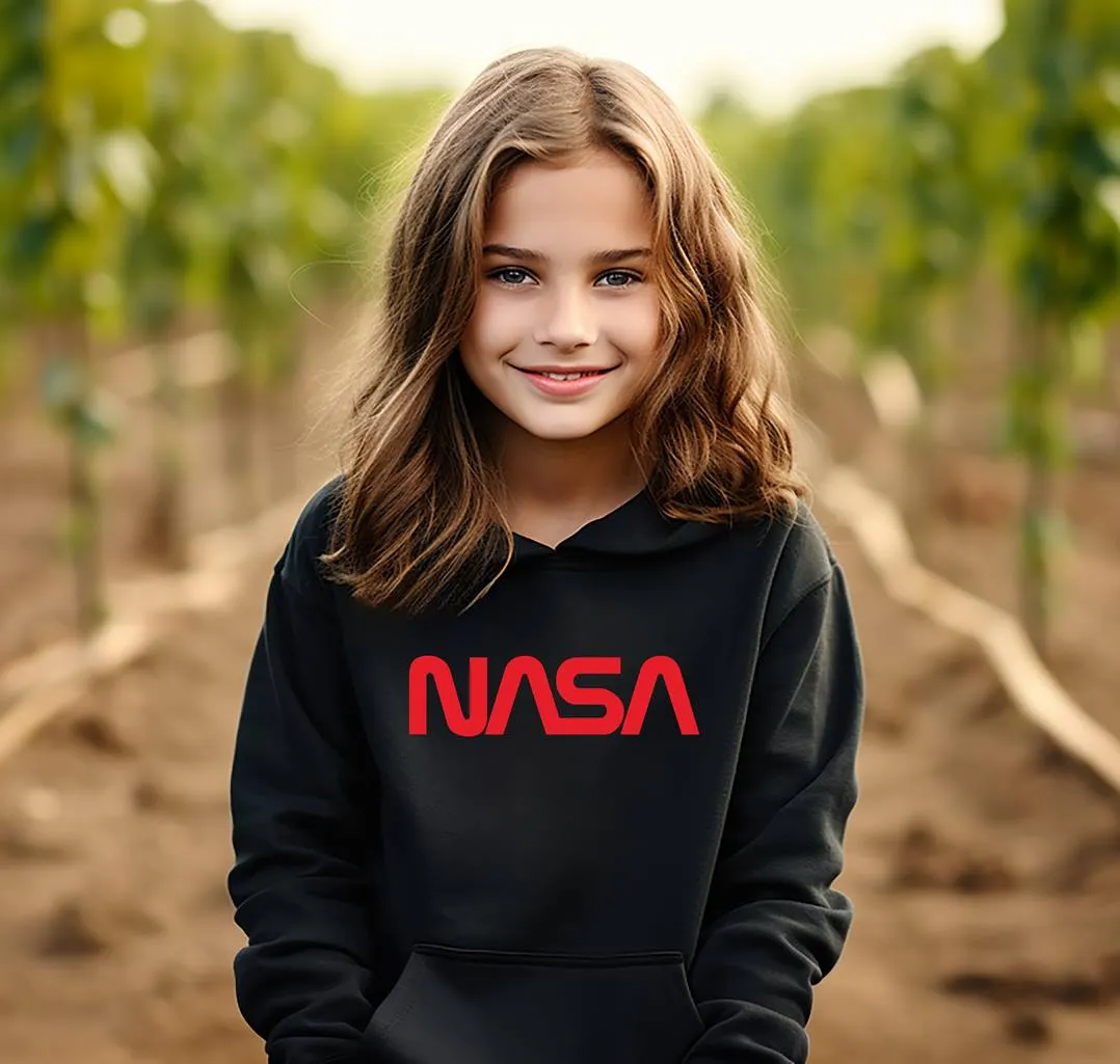 Hoodie Kinder - NASA Worm Logo