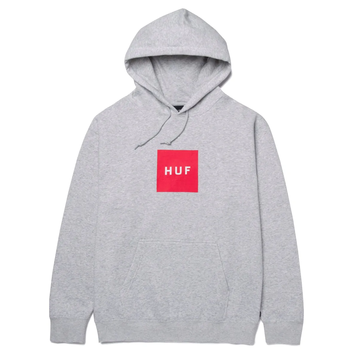 HUF - Essentials Box Logo Pull Over Hoodie - Athletic Heather